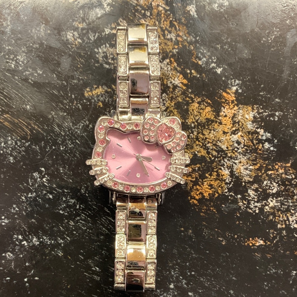 Sanrio Pink and Silver Hello Kitty Watch - Picture 2 of 6